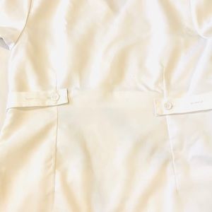 White scrub top Small